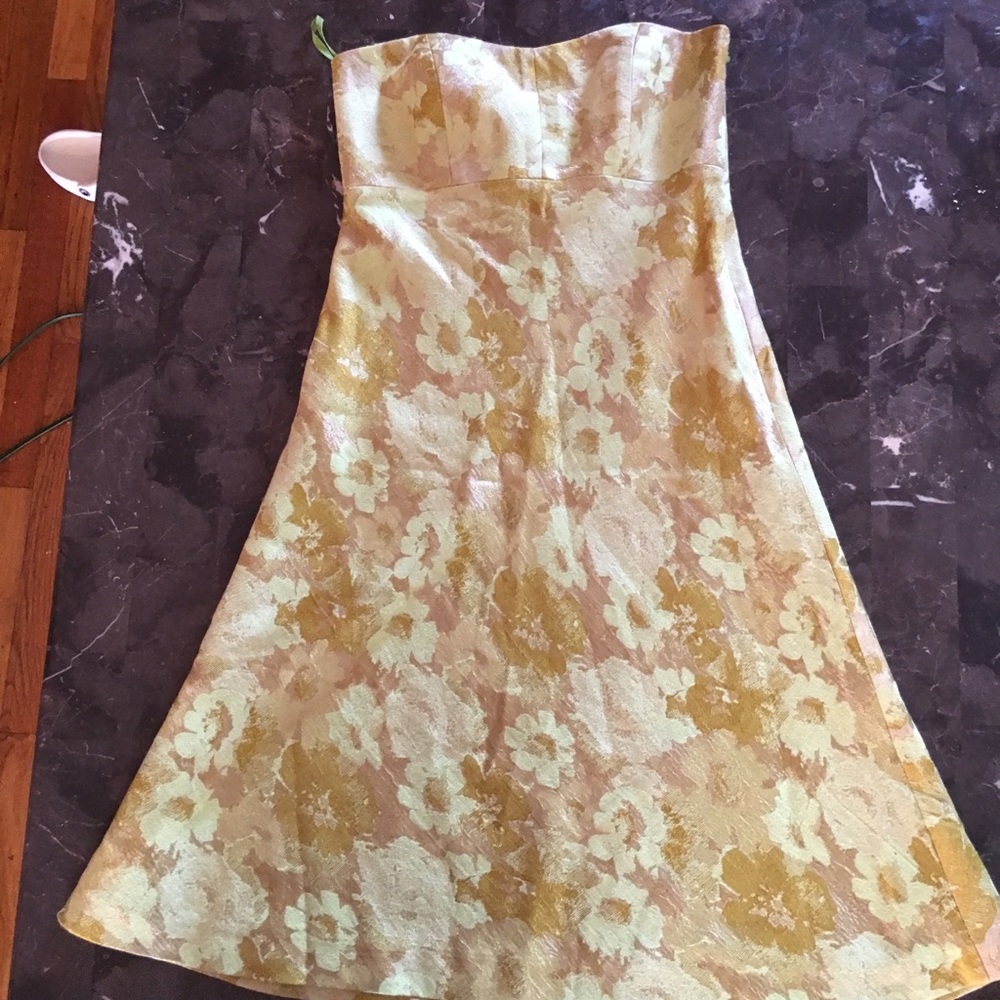 Dress with hint of floral pattern